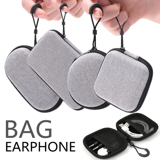 Mini Earphone Storage Zipper Pouch